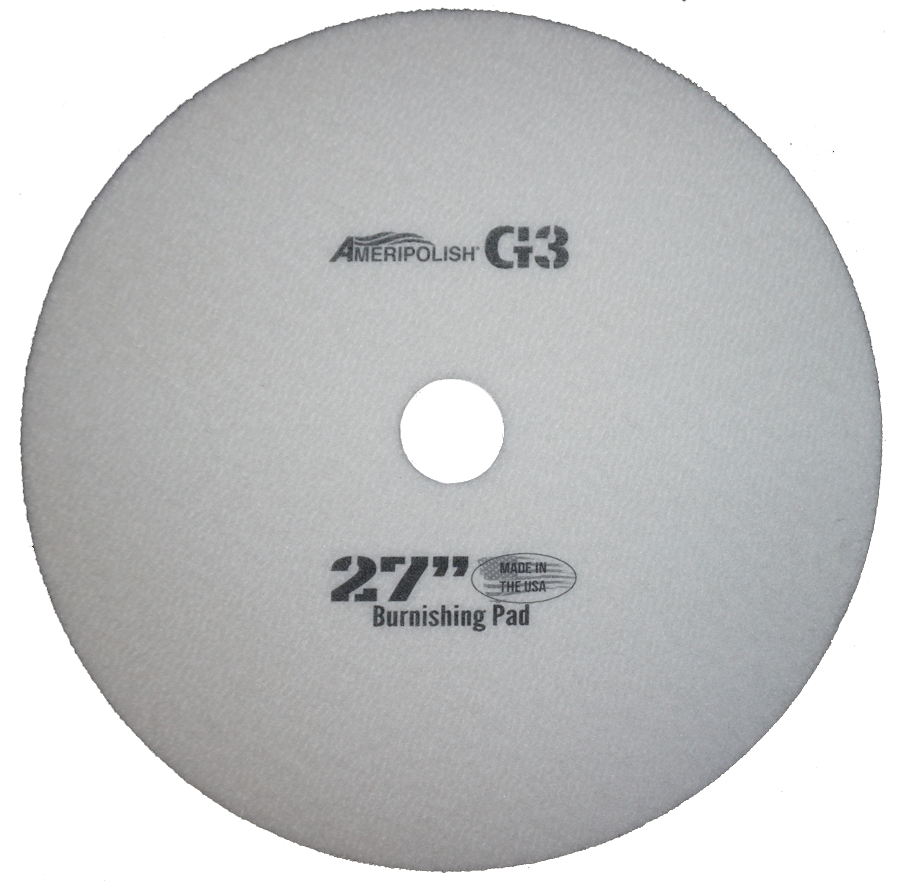 Ameripolish G3 Floor Burnishing Pad - 10” (2 Pack)