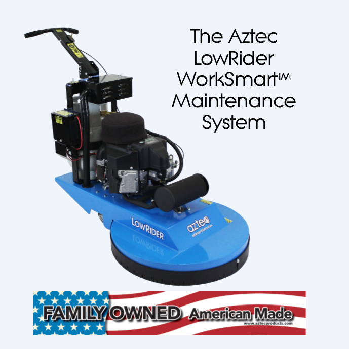 Aztec LowRider 21 High Speed Propane Floor Burnisher - Family Owned