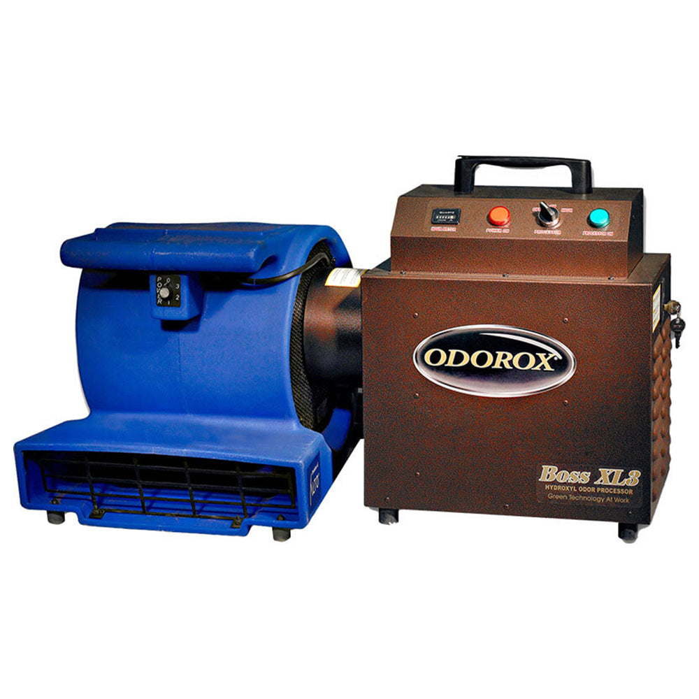 Omni Dry Air Mover with Odorox Boss XL3 Hydroxyl Generator