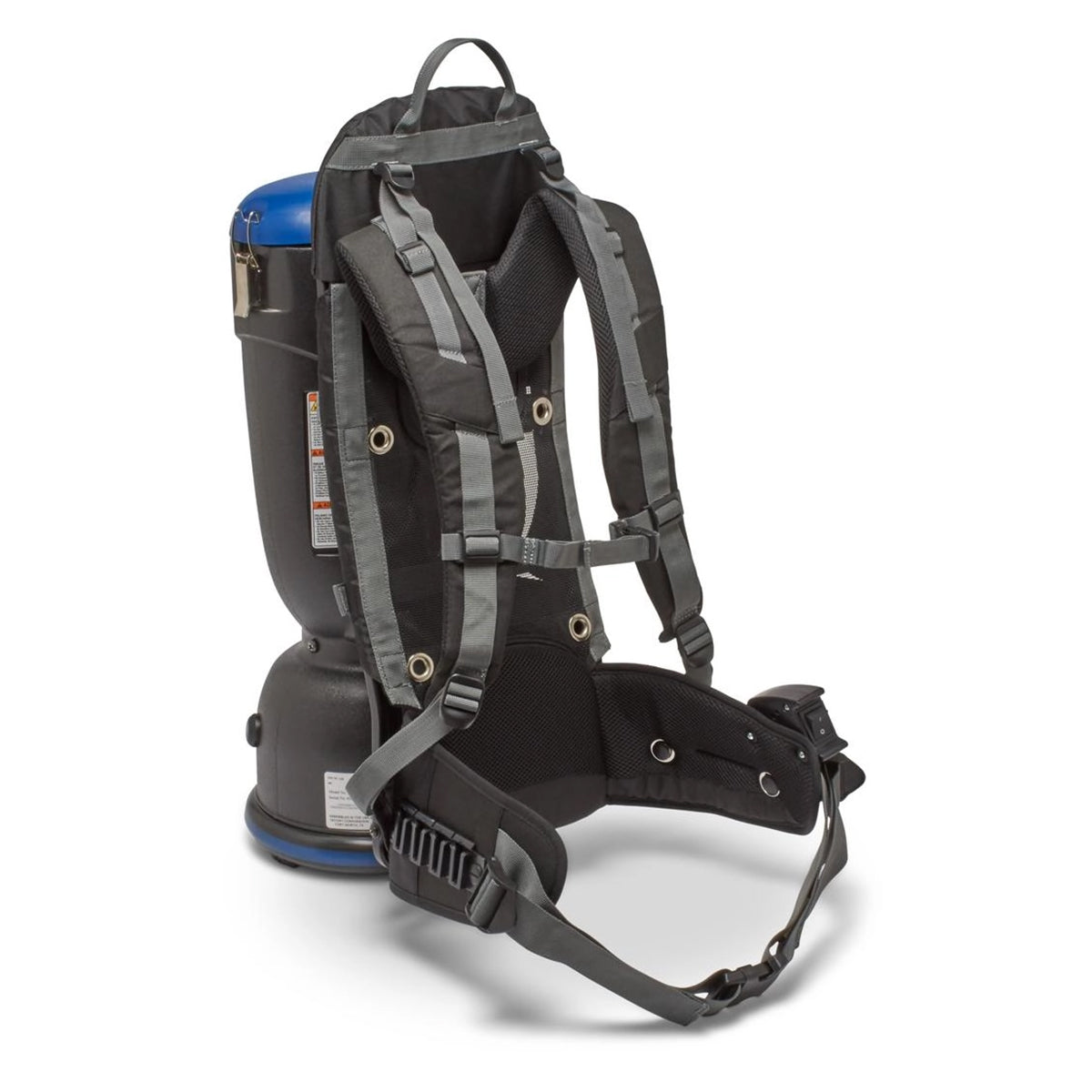 Powr-Flite Comfort Pro Backpack Vacuum 6 Quart - Back Angle