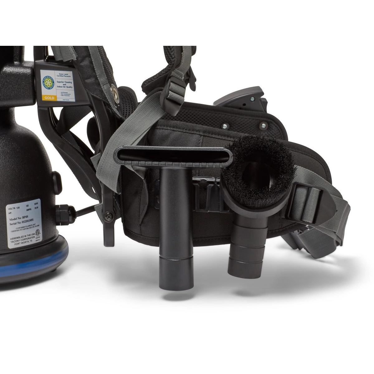 Powr-Flite Comfort Pro Backpack Vacuum 6 Quart - Waist Strap with Tools