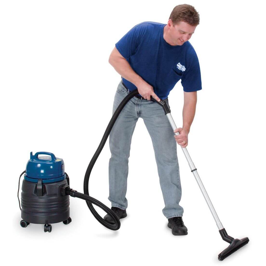 Powr-Flite PF51 Industrial Wet Dry Vacuum-In use
