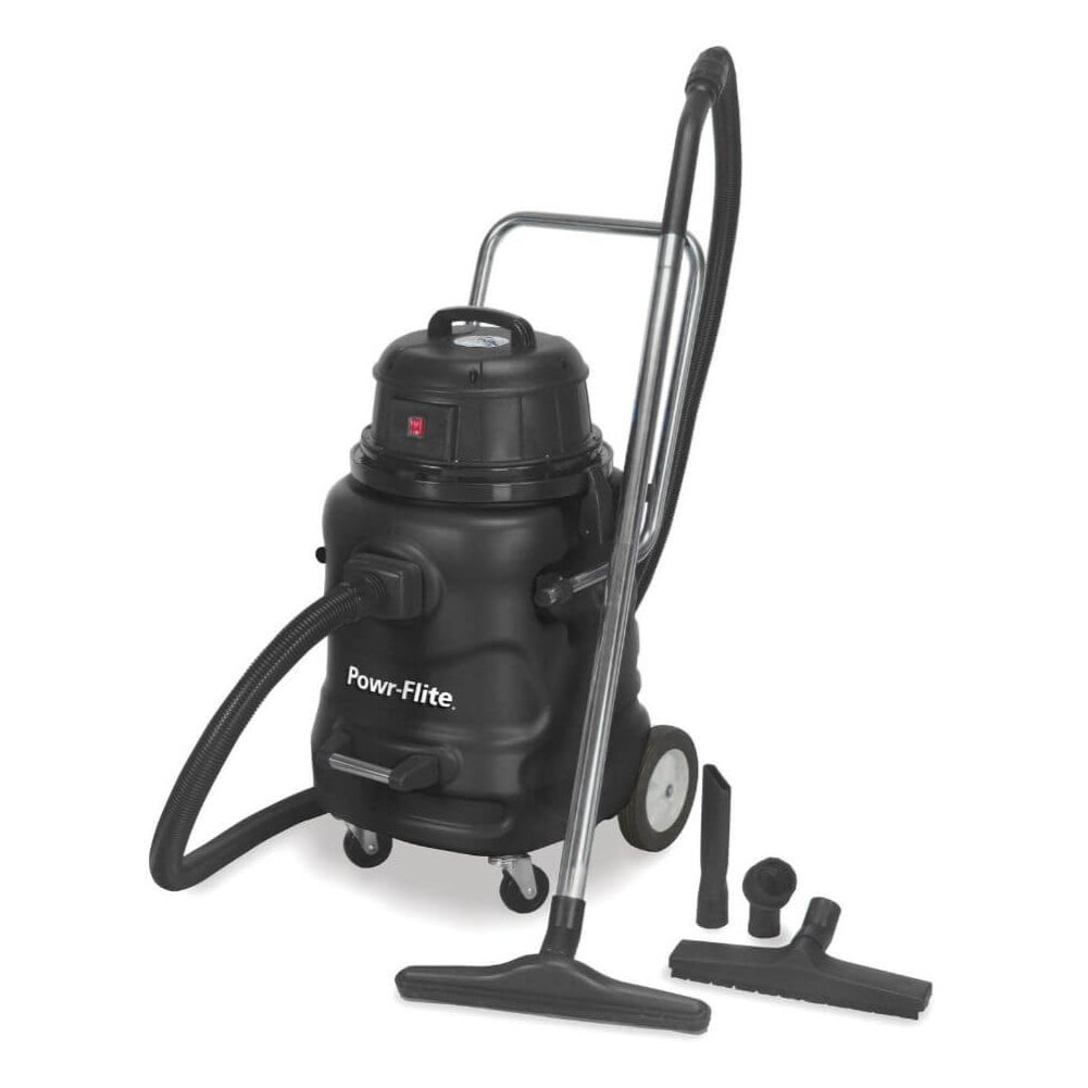 Powr-Flite PF56 Industrial Wet Dry Vacuum-With Tools