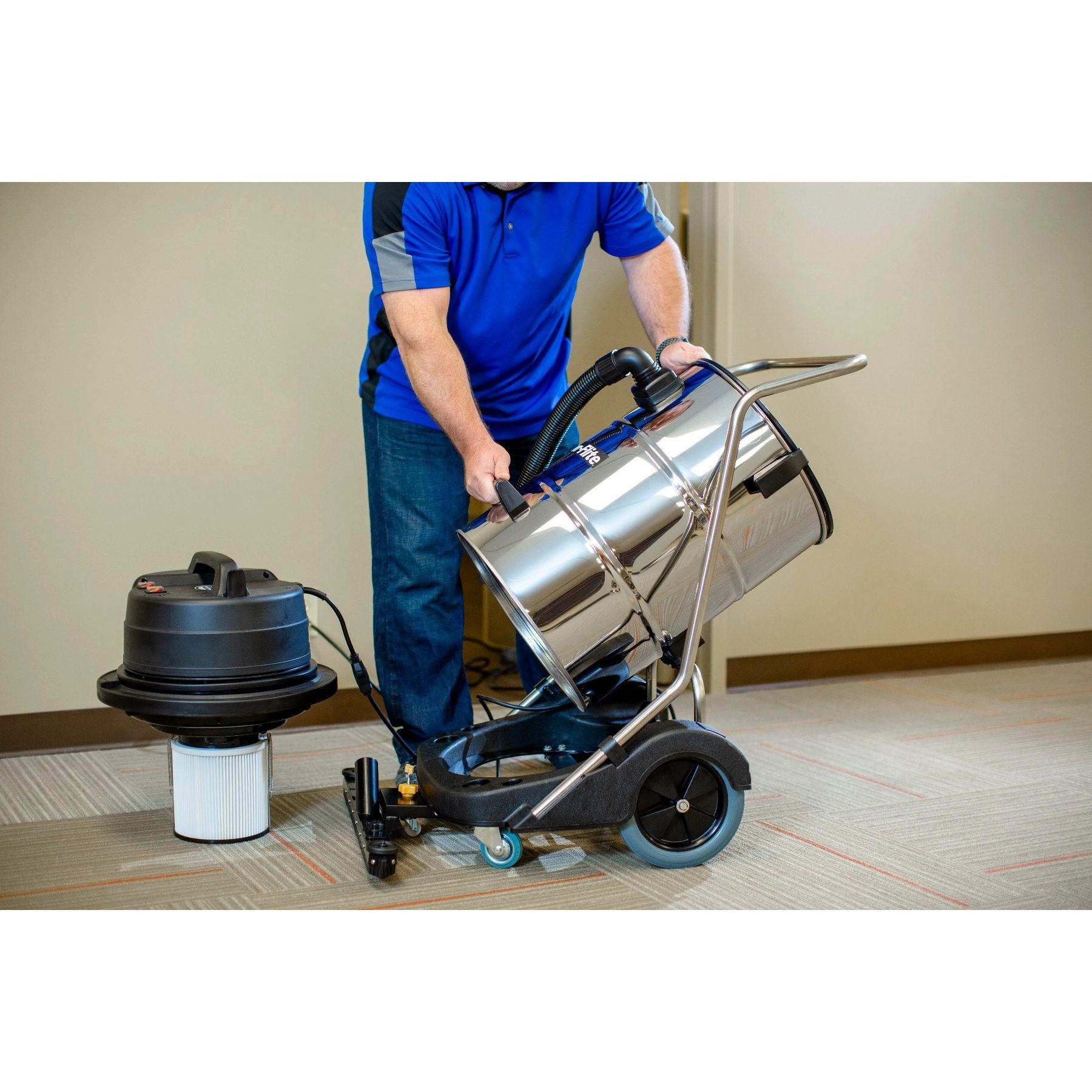 Powr-Flite PF57 Industrial Wet Dry Vacuum-Disassemble