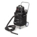 Powr-Flite PF58 Industrial Wet Dry Vacuum-Left View with hose