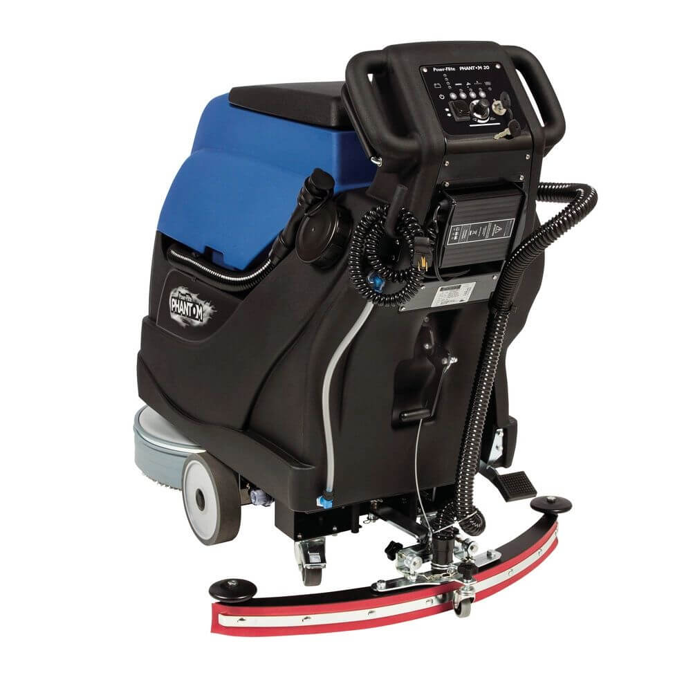 Powr-Flite Phantom 20 Traction-Drive Floor Scrubber-back left