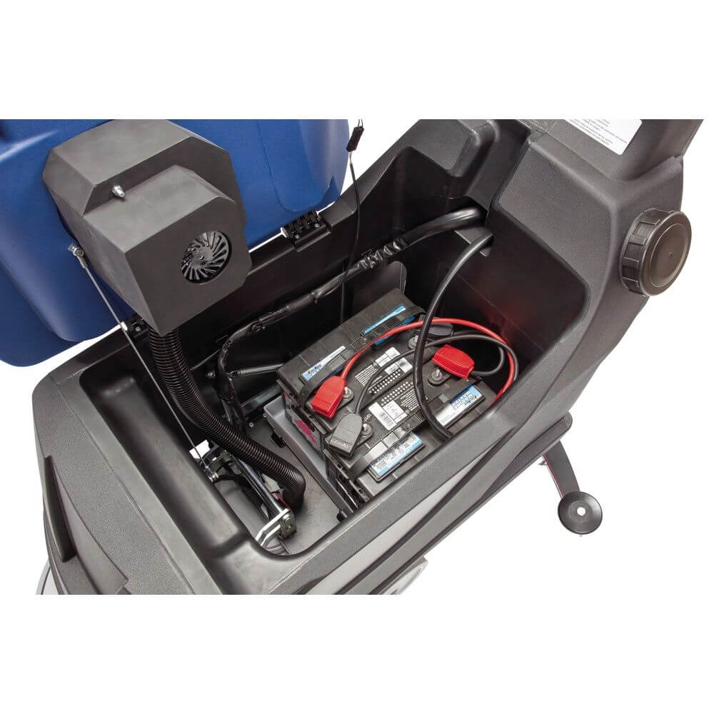 Powr-Flite Phantom 20 Traction-Drive Floor Scrubber-batteries
