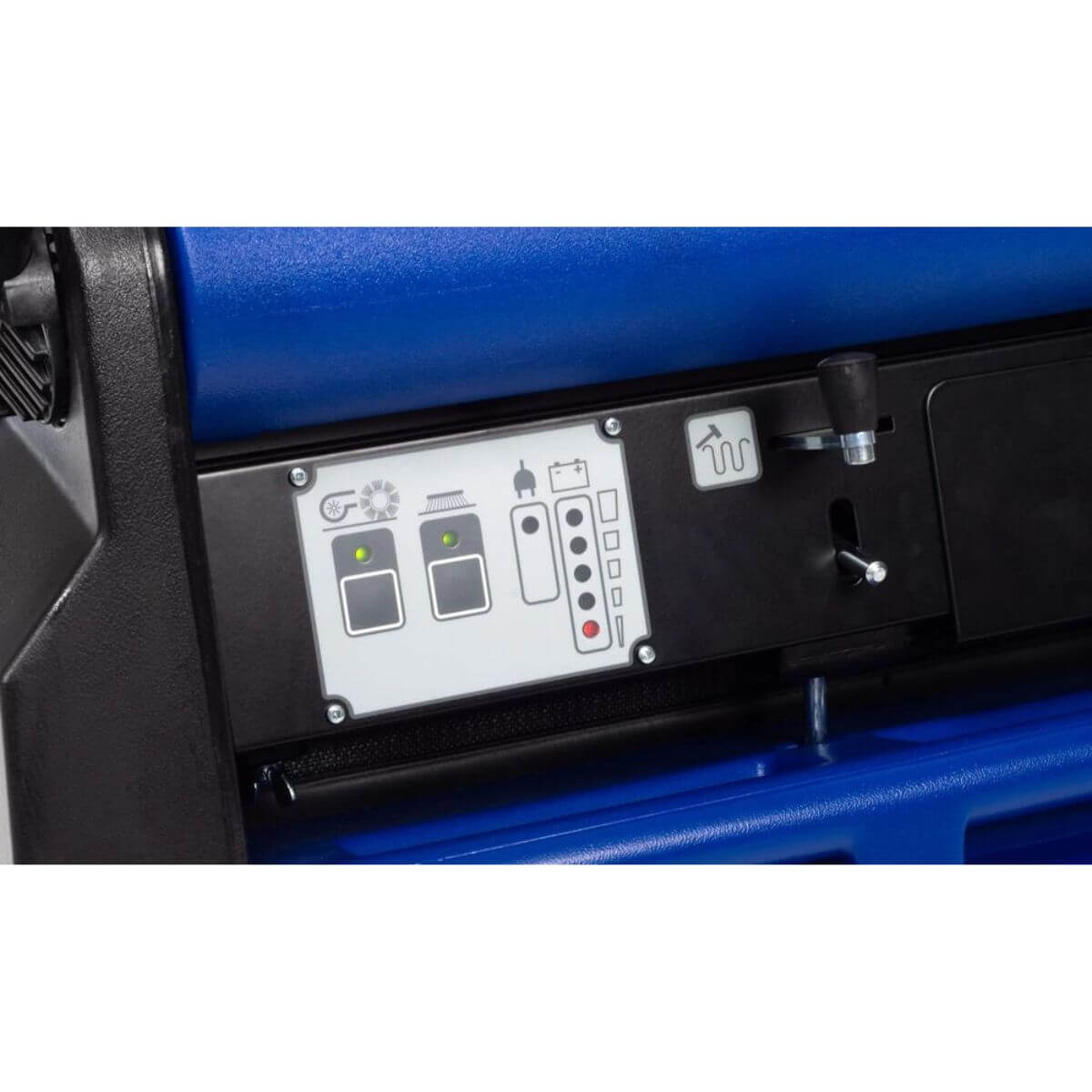 Powr-Flite Quasar 26 Battery-Powered Sweeper-control panel
