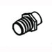 Sandia 1.5 in Grey Hose Barb Fitting for Extractor 10-0806