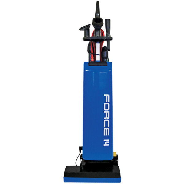 Sandia Force 14 - 14" Upright Vacuum Cleaner with Height Adjustment and On-Board Tools