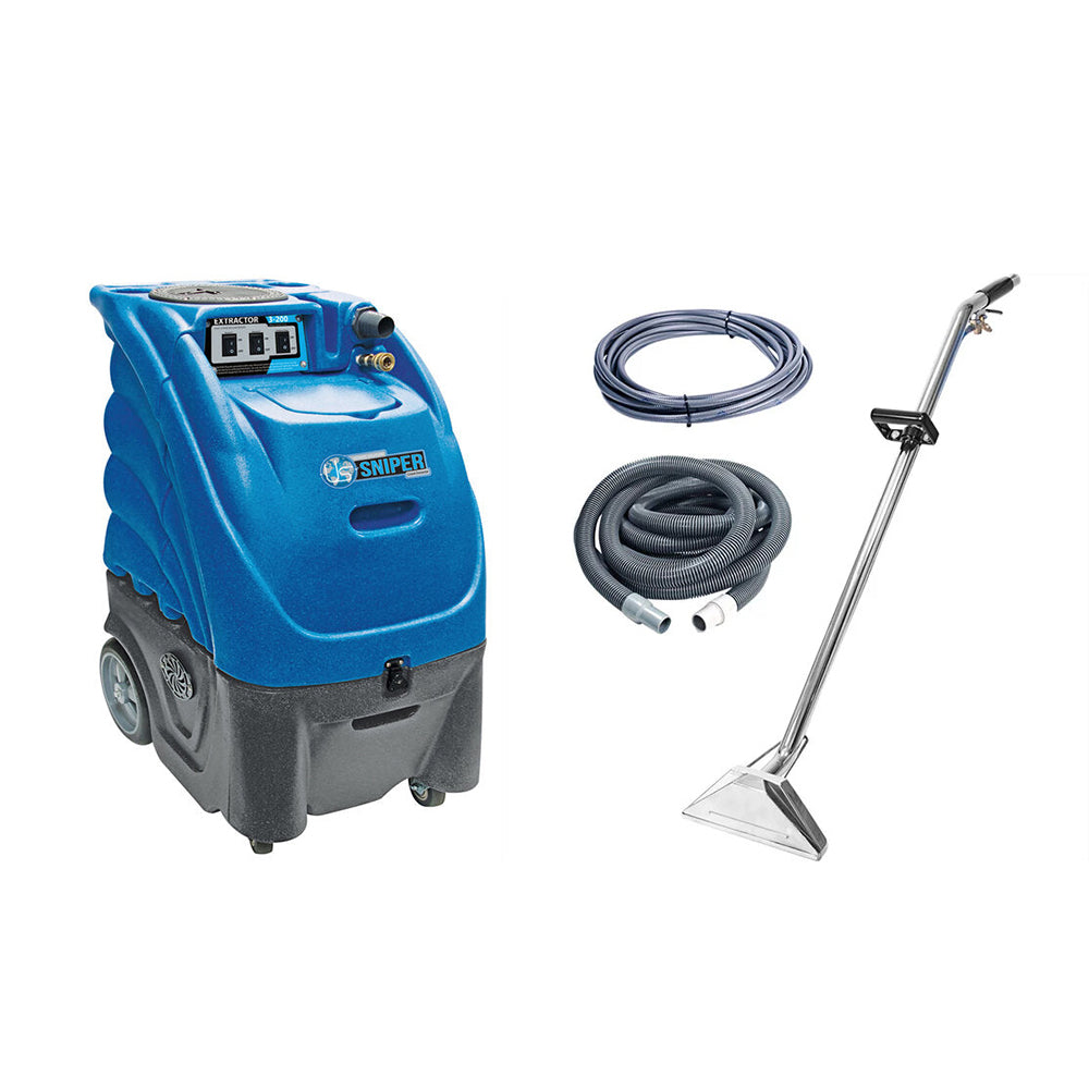 Sandia Sniper 12-Gallon Corded Hard Surface and Carpet Extractor - Hose and Wand Package
