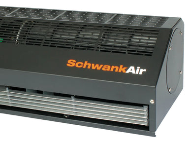 Schwank Air Curtain Breeze9 1200 Series 48'' Surface Mount Ambient 120v Black 1648  1295 CFM_Front View