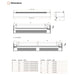 Schwank Select10 36 Air Curtain Electric Heated 208V 3Phase 859 CFM_AC-KE36-20_Dimensions