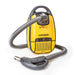 Vapamore MR-500 Vento Canister Vacuum - Front Left View with Hose
