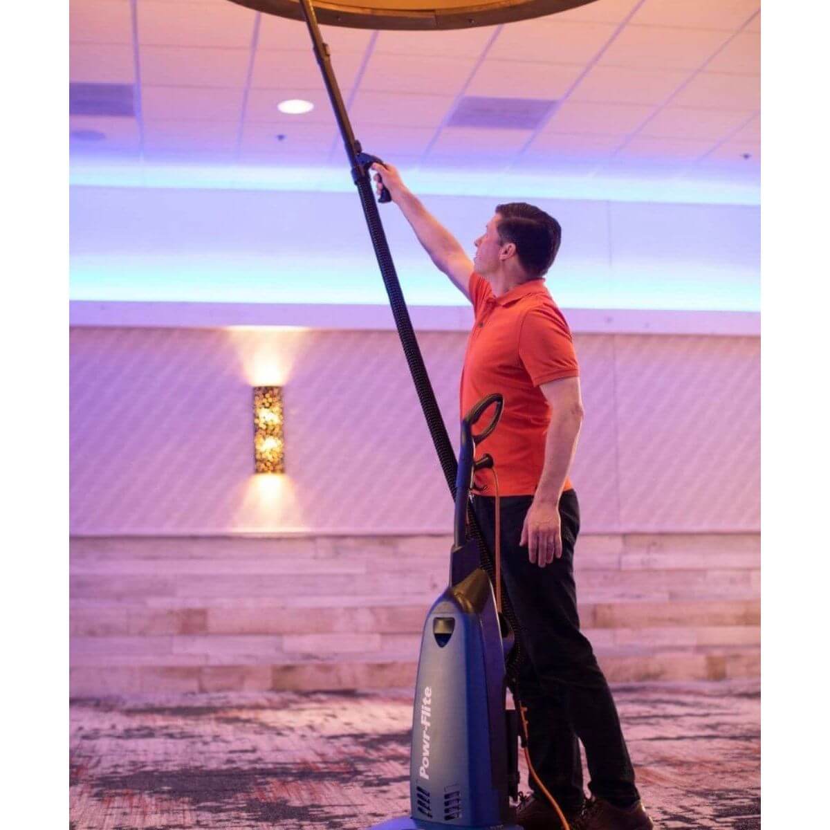 Powr-Flite Borelli Dual Pro Commercial Upright Vacuum